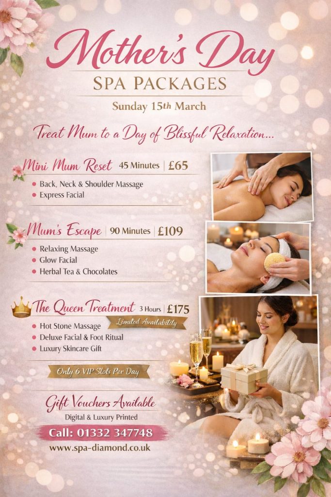 Mothers days special offers at Spa Diamond